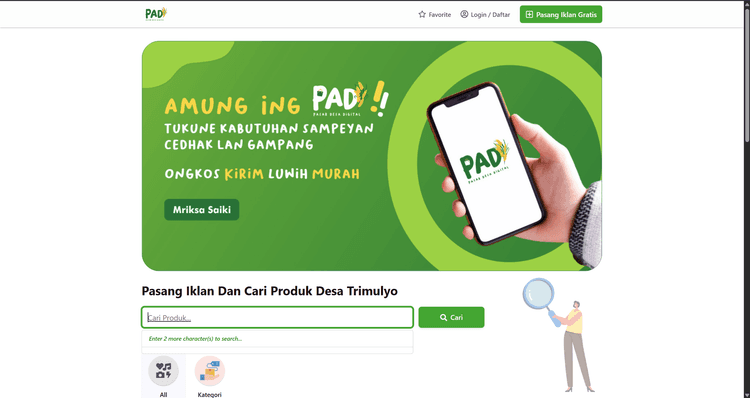 Digitalisasi Ekonomi Desa: PadiTrimulyo.com Menjadi Etalase UMKM Modern di Sleman